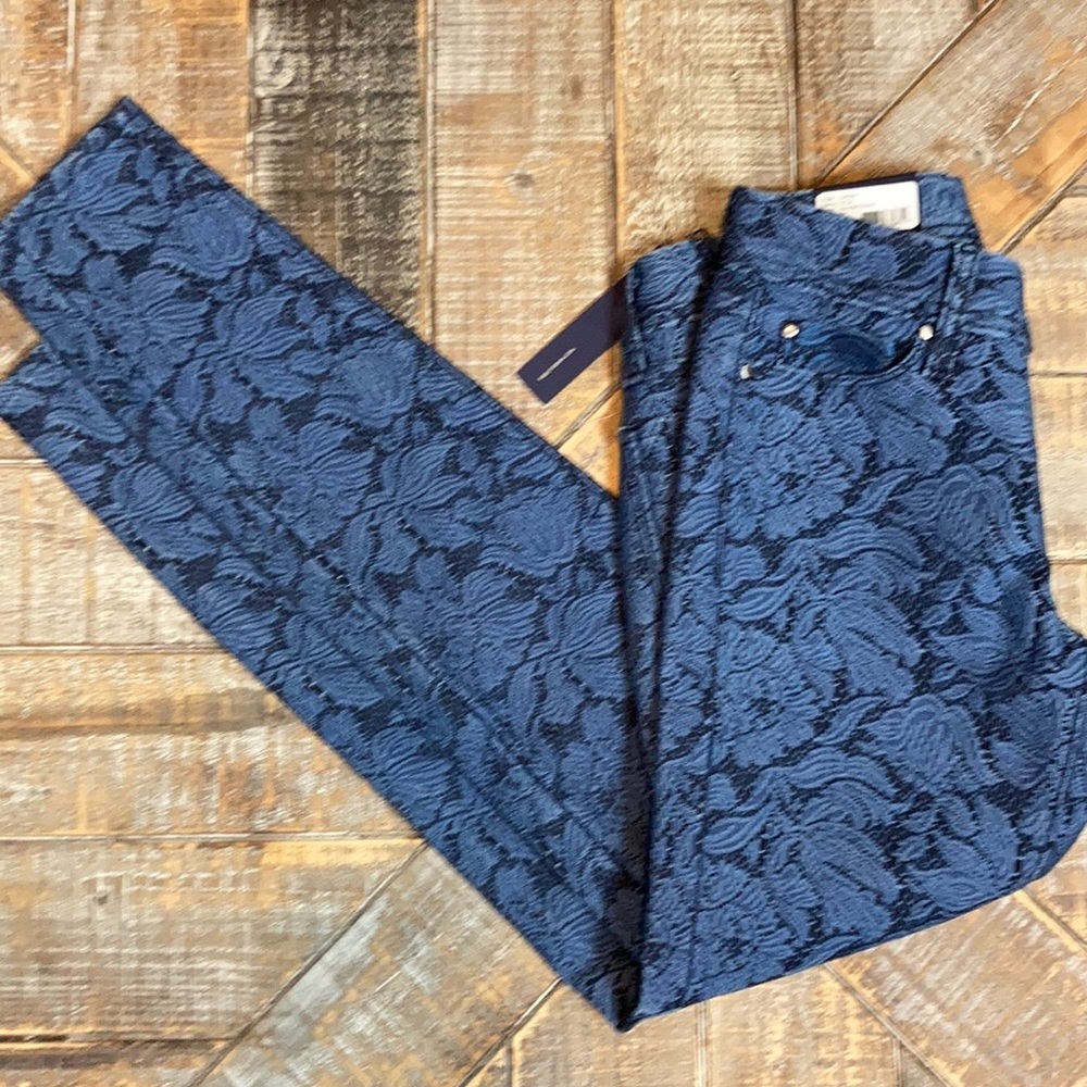 Fidelity Los Angeles Mika Bonded Floral Jeans. 24